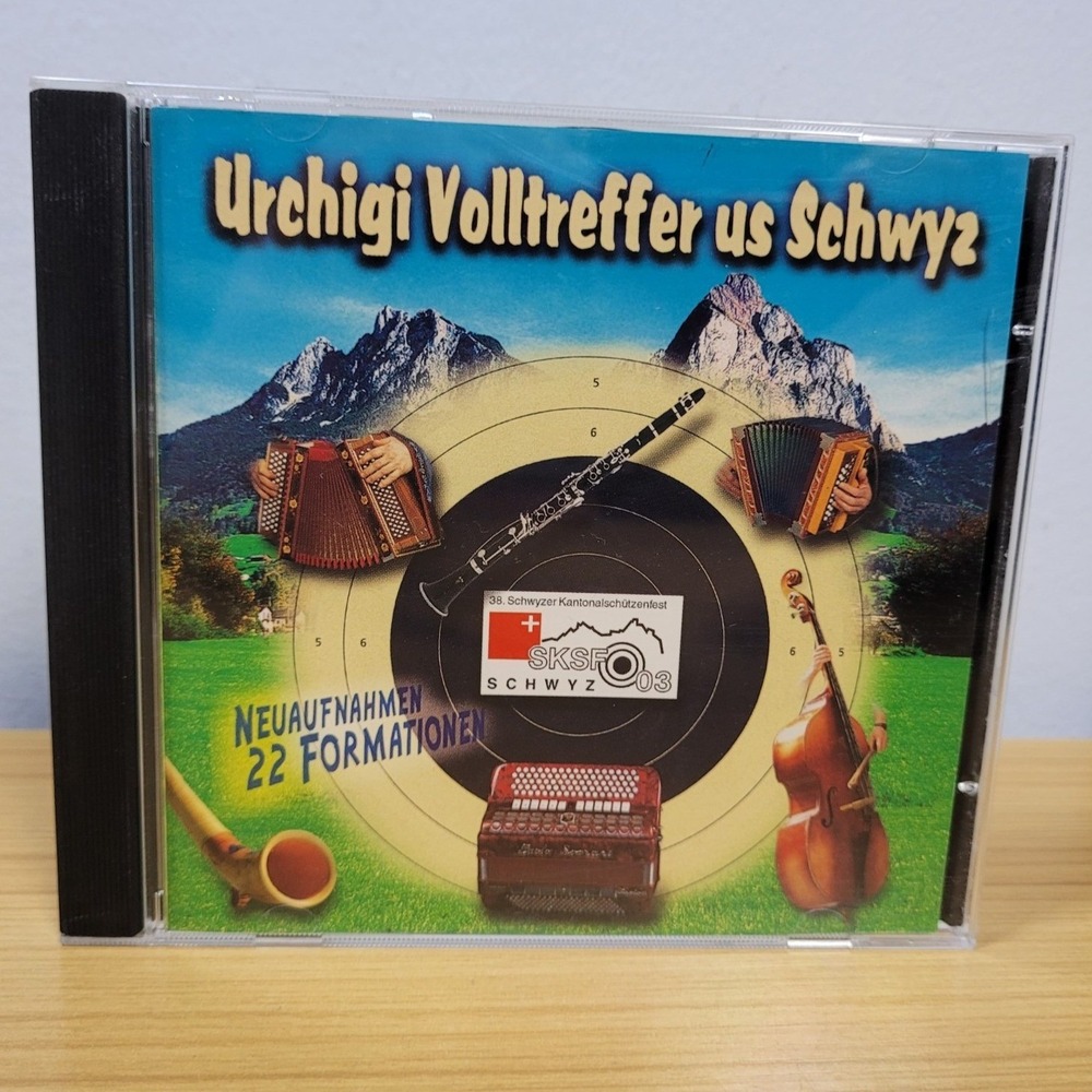 Urchigi Volltreffer us Schwyz CD - 22 New Recordings Swiss Folk